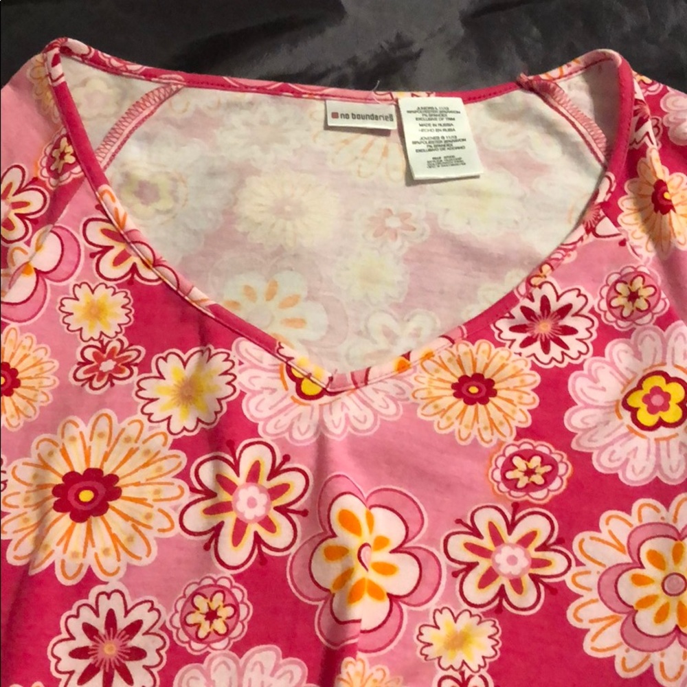 Pink Flowered blouse